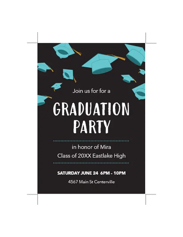 Graduation invitations